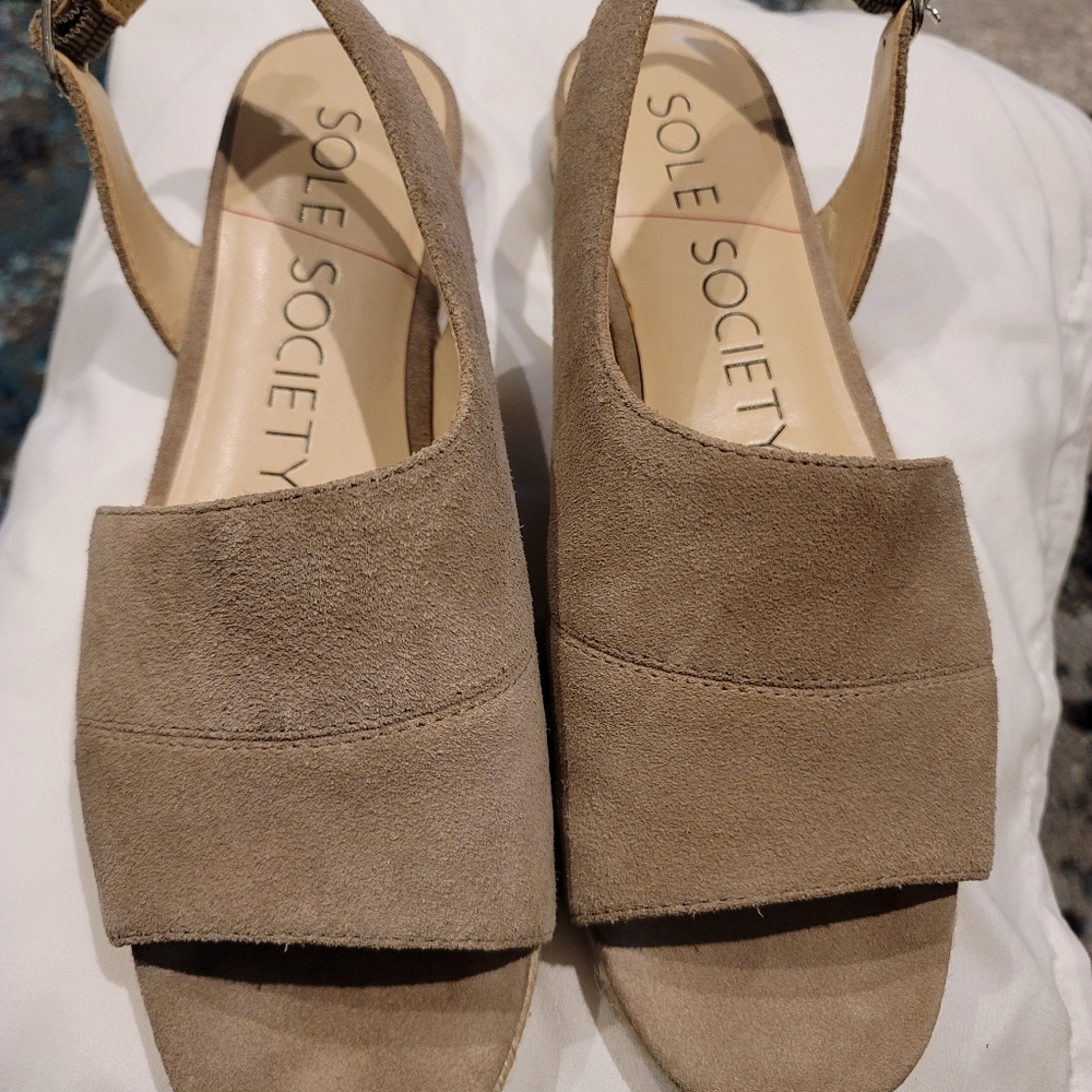 Sole Society Suede Flats